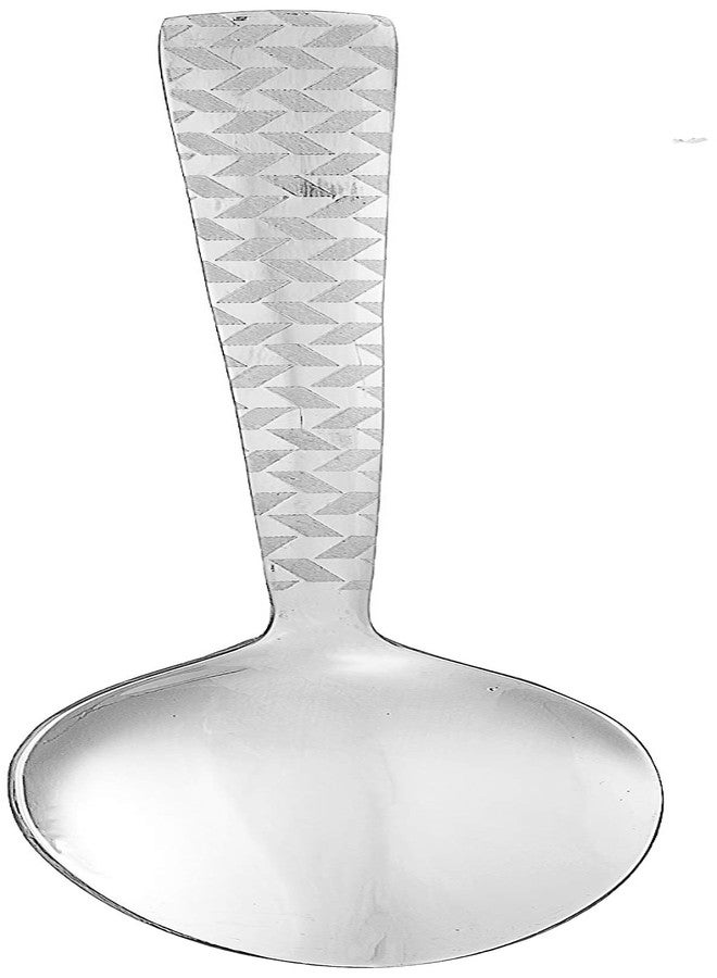 FnS Rhombo Stainless Steel Laser Design on Handle Tea Spoon for Tea, Coffee and Spices (Set of 6) - Image 3